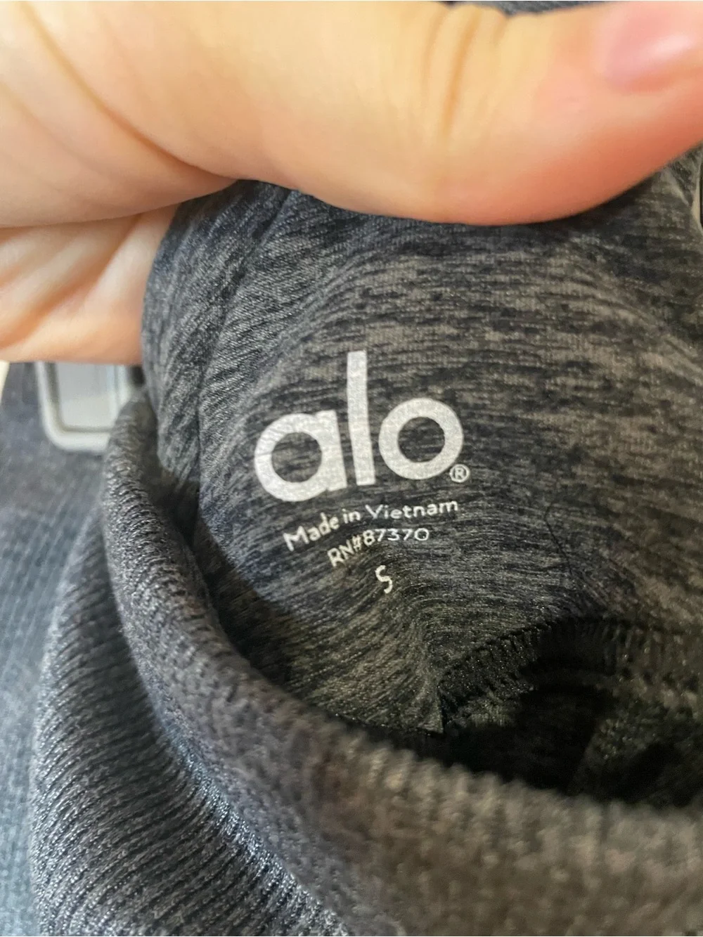 Alo Yoga Alosoft Lounge Legging in Dark Heather Grey Size Small